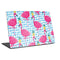 Bouffants and Broken Hearts Party Flamingos Laptop Skins