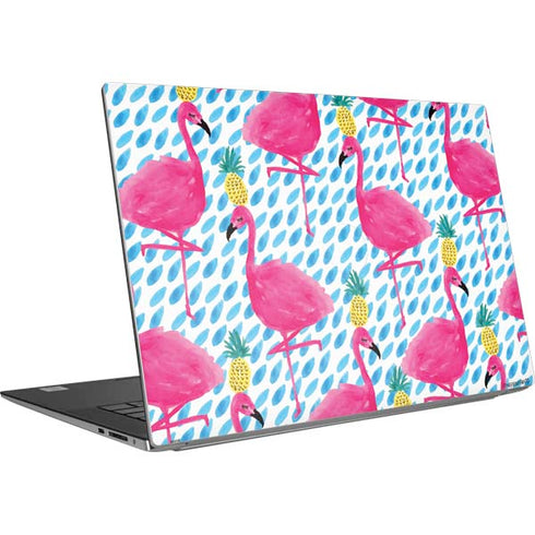 Bouffants and Broken Hearts Party Flamingos Dell XPS Skin