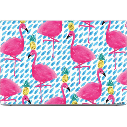 Bouffants and Broken Hearts Party Flamingos Dell XPS Skin