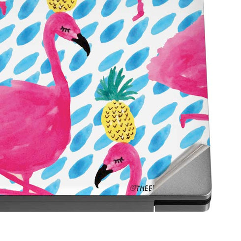 Bouffants and Broken Hearts Party Flamingos Dell XPS Skin