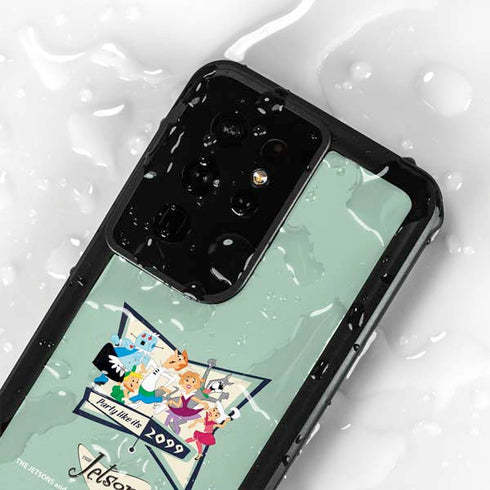 The Jetsons Party Like Its 2099 Galaxy S24 Ultra Waterproof Case