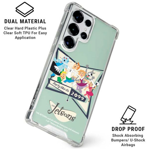 The Jetsons Party Like Its 2099 Galaxy S25 Ultra Clear Case
