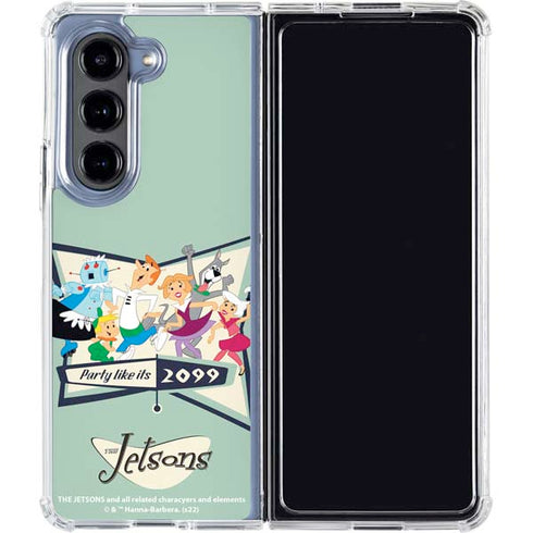 The Jetsons Party Like Its 2099 Galaxy Z Fold5 5G Clear Case