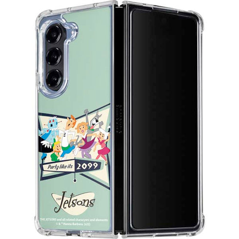 The Jetsons Party Like Its 2099 Galaxy Z Fold5 5G Clear Case