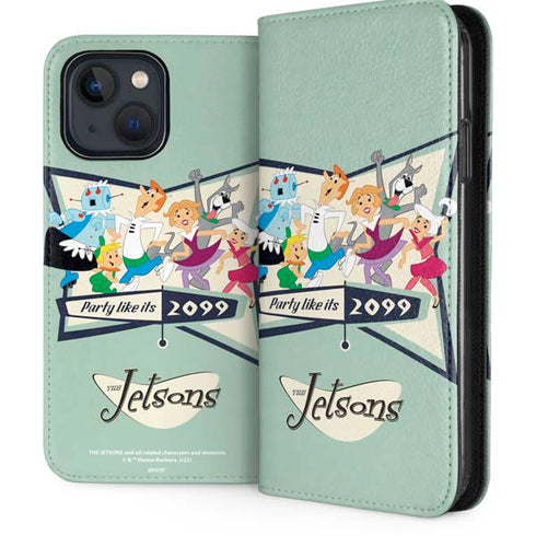The Jetsons Party Like Its 2099 iPhone 15 Plus Folio Case
