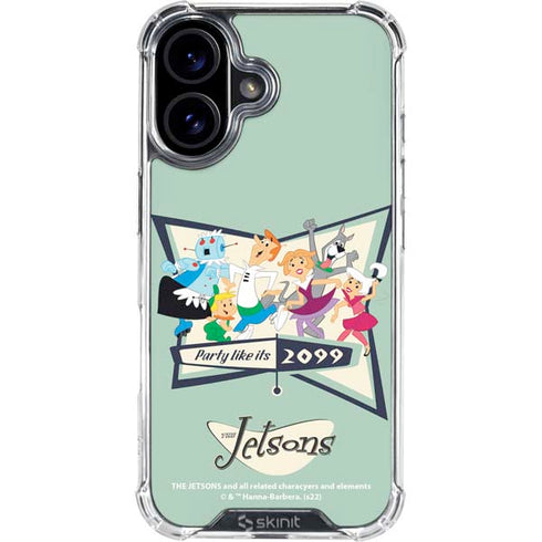 The Jetsons Party Like Its 2099 iPhone 16 Clear Case