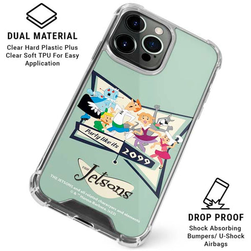 The Jetsons Party Like Its 2099 iPhone 16 Pro Clear Case