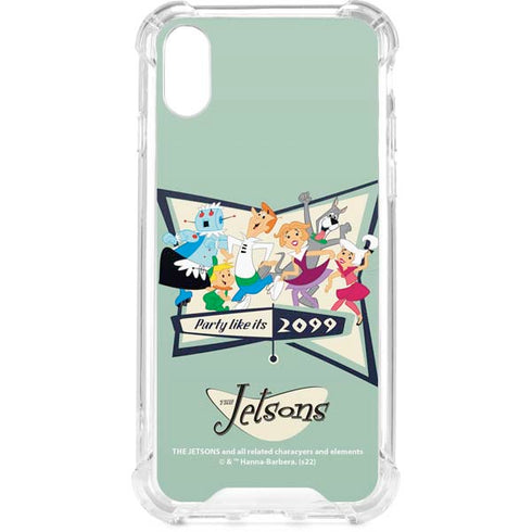 The Jetsons Party Like Its 2099 iPhone XS Clear Case
