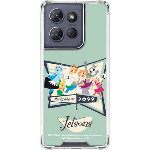 The Jetsons Party Like Its 2099 Moto G 5G (2025) Clear Case