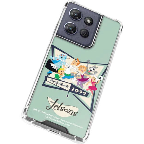 The Jetsons Party Like Its 2099 Moto G 5G (2025) Clear Case