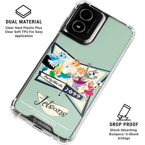 The Jetsons Party Like Its 2099 Moto G Power 5G (2024) Clear Case