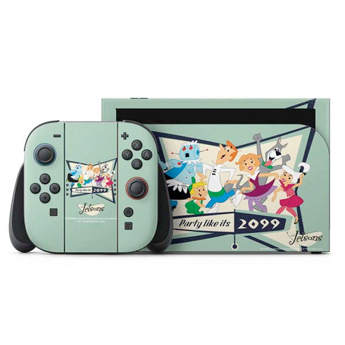 The Jetsons Party Like Its 2099 Nintendo Switch 2 (2025) with Joy-Con Skin