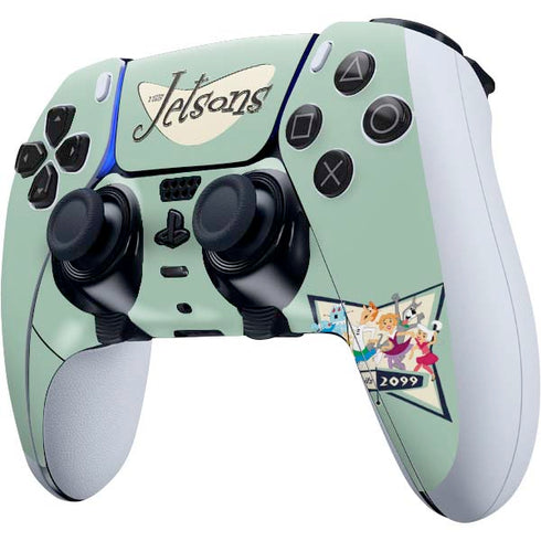 The Jetsons Party Like Its 2099 PS5 DualSense Edge Pro Controller Skin