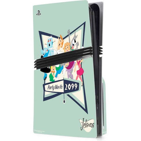 The Jetsons Party Like Its 2099 PS5 Pro Disk Console Skin