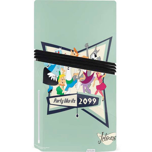 The Jetsons Party Like Its 2099 PS5 Pro Disk Console Skin