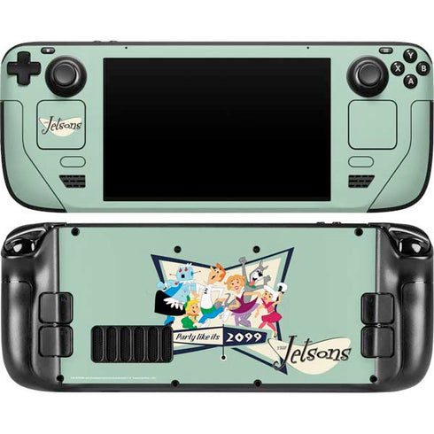 The Jetsons Party Like Its 2099 Steam Deck Handheld Gaming Computer OLED Skin