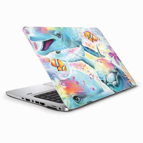 Pastel Dolphins by Sheena Pike HP Elitebook Skin