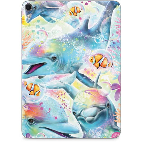 Pastel Dolphins by Sheena Pike Apple iPad Pro Skin