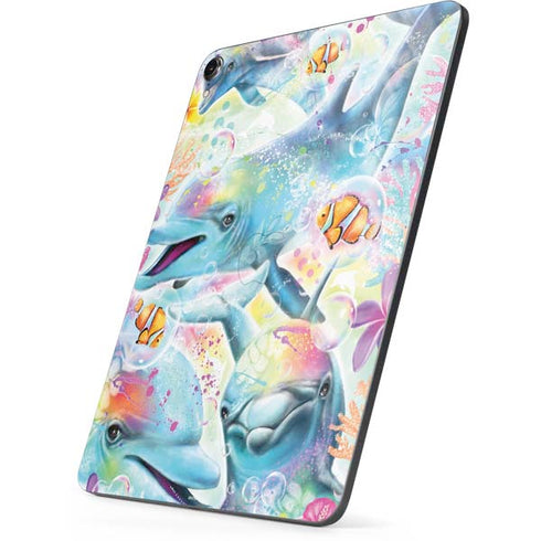 Pastel Dolphins by Sheena Pike Apple iPad Pro Skin