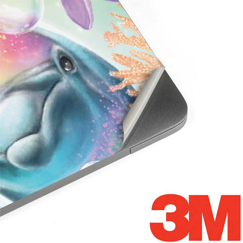 Pastel Dolphins by Sheena Pike MacBook Skins