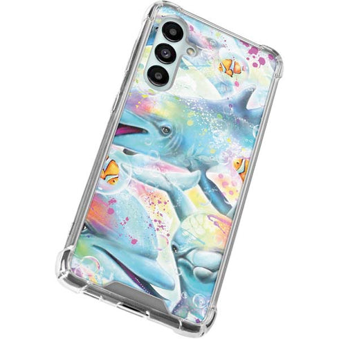 Pastel Dolphins by Sheena Pike Galaxy A16 5G Clear Case