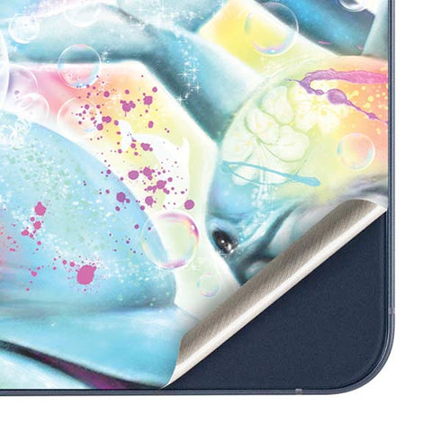 Pastel Dolphins by Sheena Pike Galaxy A35 5G Skin