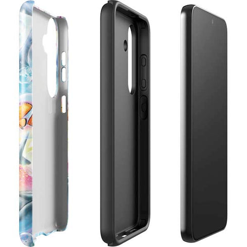 Pastel Dolphins by Sheena Pike Galaxy S25 Impact Case