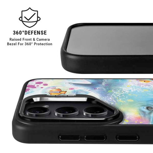 Pastel Dolphins by Sheena Pike Galaxy S25 Ultra Kickstand Case