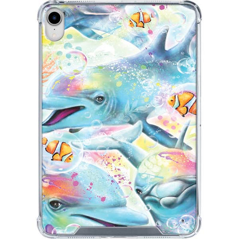 Pastel Dolphins by Sheena Pike iPad 11th Gen (2025) Clear Case