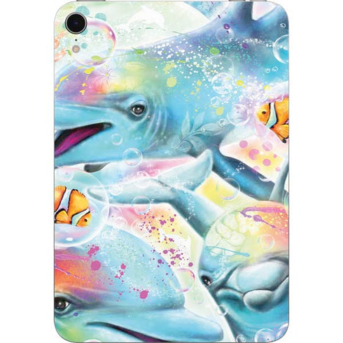 Pastel Dolphins by Sheena Pike Apple iPad Mini Skin