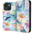 Pastel Dolphins by Sheena Pike iPhone 13 Folio Case
