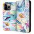 Pastel Dolphins by Sheena Pike iPhone 13 Pro Max Folio Case