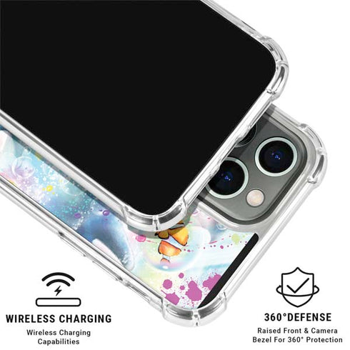 Pastel Dolphins by Sheena Pike iPhone 16 Pro Clear Case