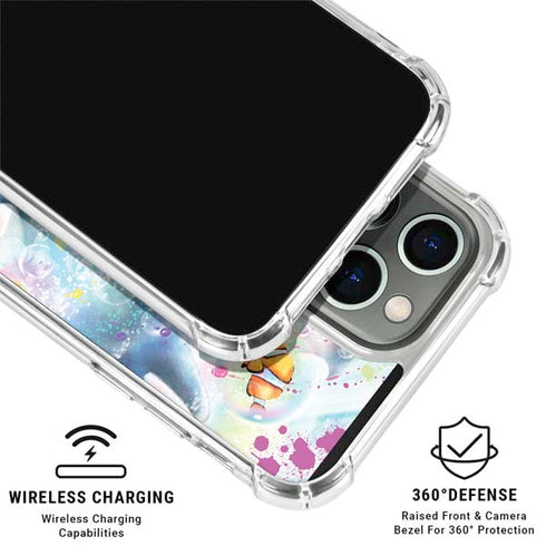 Pastel Dolphins by Sheena Pike iPhone 16 Pro Max Clear Case