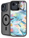 Pastel Dolphins by Sheena Pike iPhone 16e Kickstand Case