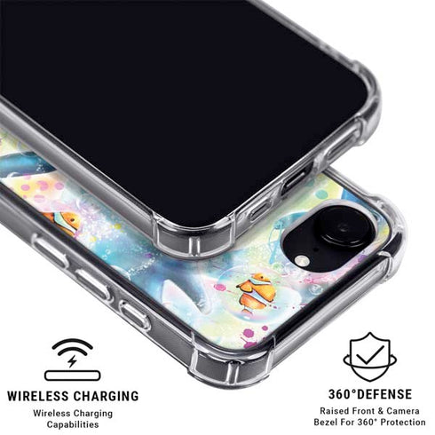 Pastel Dolphins by Sheena Pike iPhone 16e MagSafe Case