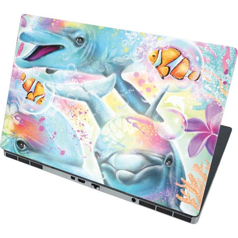 Pastel Dolphins by Sheena Pike Dell Precision Skin