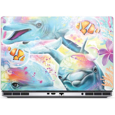 Pastel Dolphins by Sheena Pike Dell Precision Skin