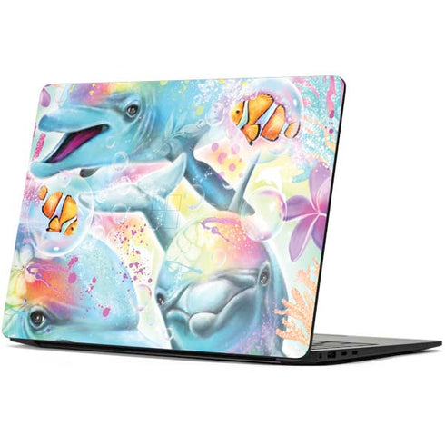 Pastel Dolphins by Sheena Pike Surface Laptop 7 13.8in Skin
