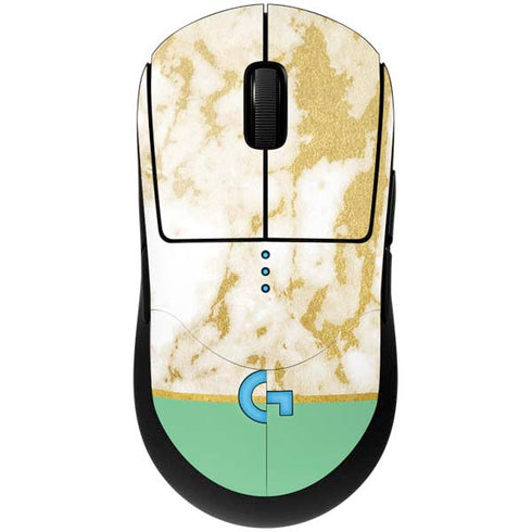 Pastel Marble G Pro Wireless Gaming Mouse Skin
