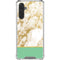 Pastel Marble Galaxy A17 Clear Case