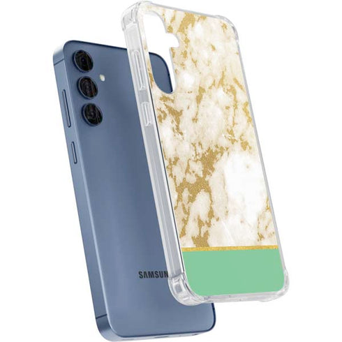 Pastel Marble Galaxy A35 5G Clear Case