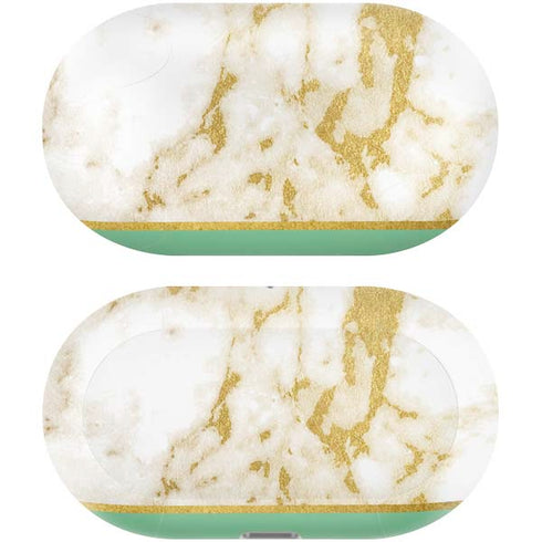 Pastel Marble Galaxy Buds Plus Skin
