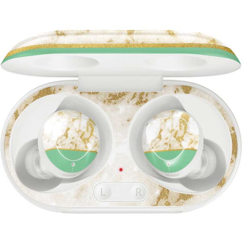 Pastel Marble Galaxy Buds Plus Skin