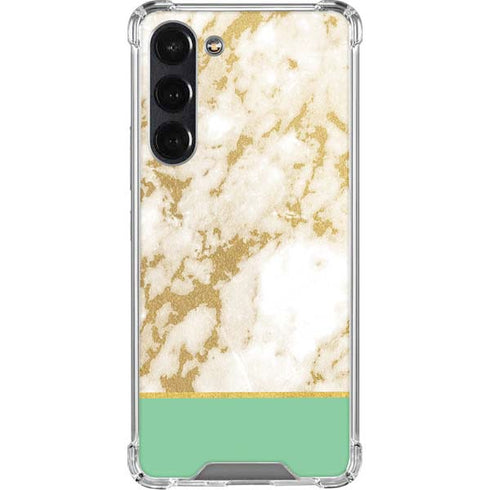Pastel Marble Galaxy S24 FE Clear Case
