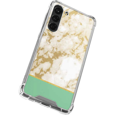 Pastel Marble Galaxy S24 FE Clear Case