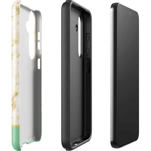 Pastel Marble Galaxy S25 Impact Case