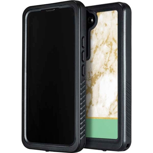 Pastel Marble Galaxy S24 Plus Waterproof Case