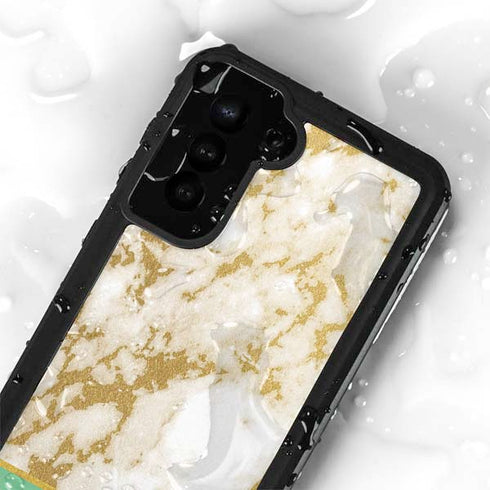 Pastel Marble Galaxy S24 Plus Waterproof Case