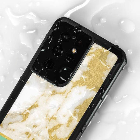 Pastel Marble Galaxy S24 Ultra Waterproof Case